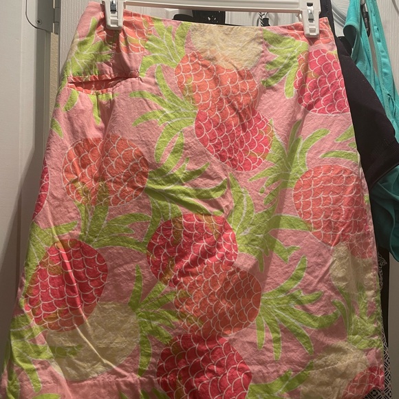 Lily Pulitzer pink pineapple skirt short size 4 - Picture 4 of 12
